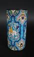 Manufacture Jules VIEILLARD, Bordeaux, 1 vase rouleau en faience fine