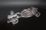 SAINT LOUIS. Modèle réduit d'une Renault F1 en cristal. Numéroté