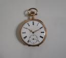 BREGUET. Montre gousset en or 18k, spiral chronomètre ancre soigné,