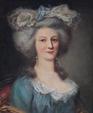 ECOLE FRANCAISE DEBUT XIXème. Femme de qualité. Important cadre