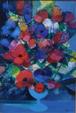 HILAIRE Camille (1916-2004), Le vase bleu, huile sur toile, 73 x 50