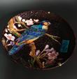 Manufacture Jules VIEILLARD, Bordeaux, plat en faience fine à décor