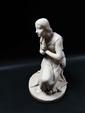 CL. DEVENET, sculpture en marbre représentant une jeune femme, daté