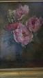 CHARRIER ROY - Huile sur Toile - "Bouquet de Pivoines" - signature