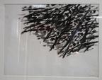 GERMAIN Jacques. Sans titre. Encre de chine sur papier. Signé en