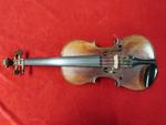 Violon aux pores réguliers et serrés 360mm, dos en érable ondé.