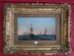 François Pierre BARRY (1813-1905) - Huile sur panneau signé en bas