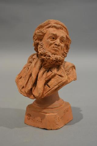 Eugène BLOT (18301899) Pêcheur Statuette en terre cuite signée